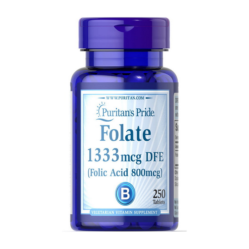 Folate 1333 mcg DFE (Folic Acid 800 mcg) Folate 1333 mcg DFE (Folic Acid 800 mcg)