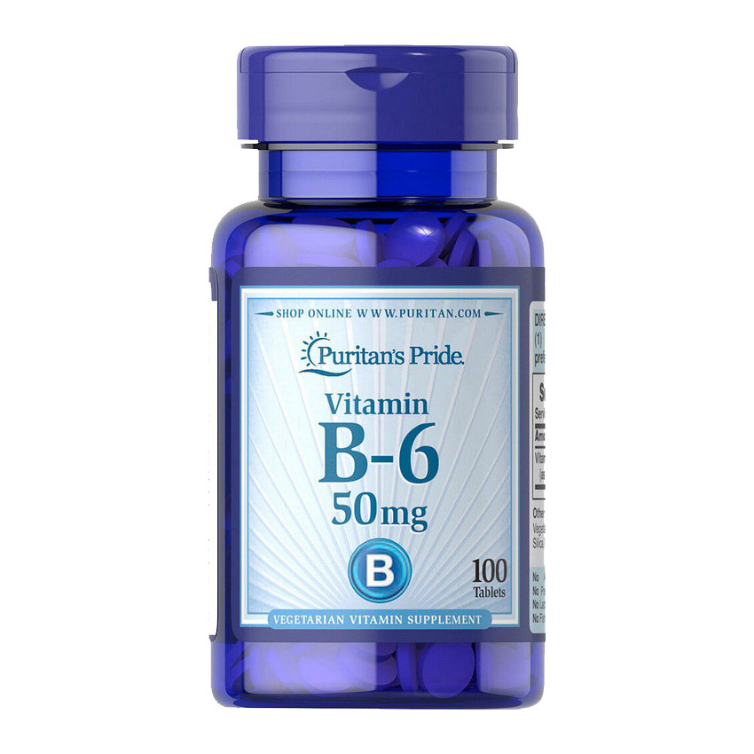 Vitamin B-6 50 mg (100 tabs) Vitamin B-6 50 mg (100 tabs)