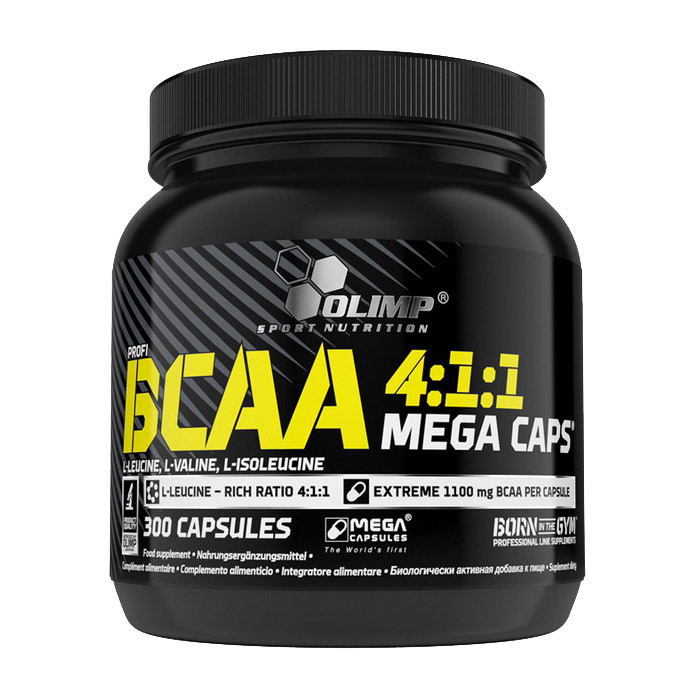 Profi BCAA 4:1:1 Mega Caps (300 caps) Profi BCAA 4:1:1 Mega Caps (300 caps)