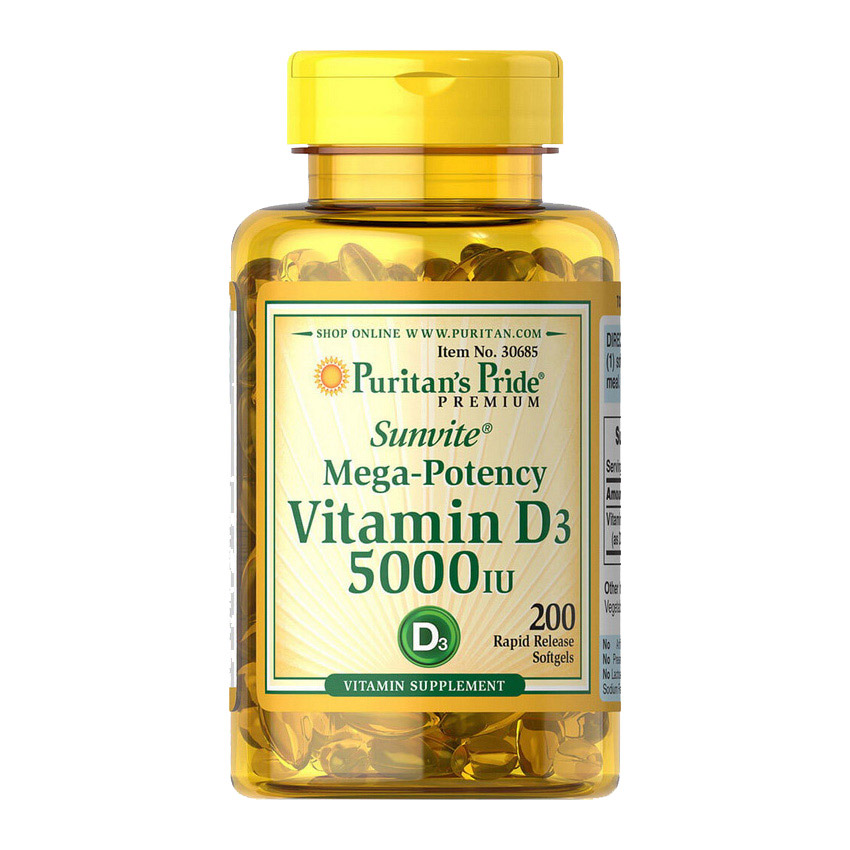Vitamin D3 125 mcg (200 softgels) Vitamin D3 125 mcg (200 softgels)
