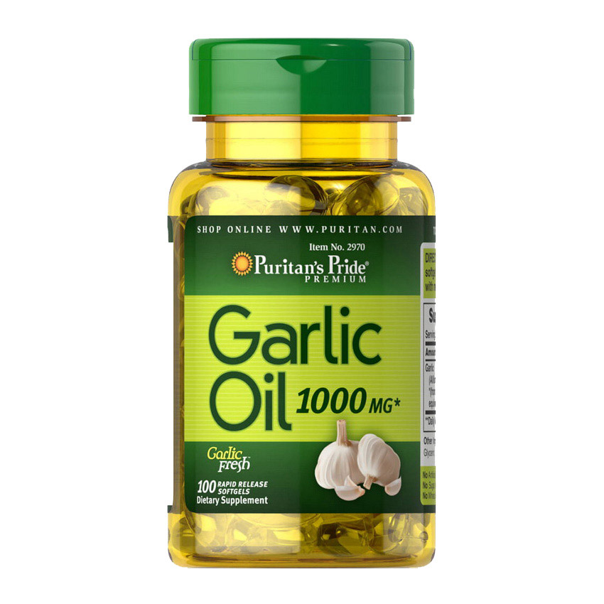 Garlic Oil 1000 mg (100 softgels) Garlic Oil 1000 mg (100 softgels)