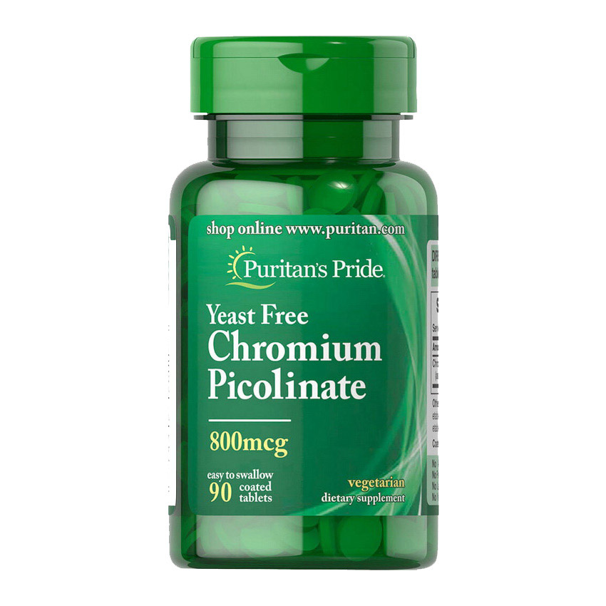 Chromium Picolinate 800 mcg Yeast Free (90 tabs) Chromium Picolinate 800 mcg Yeast Free (90 tabs)