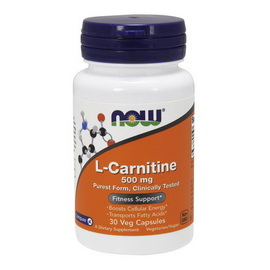 L-Carnitine 500 mg (30 veg caps)