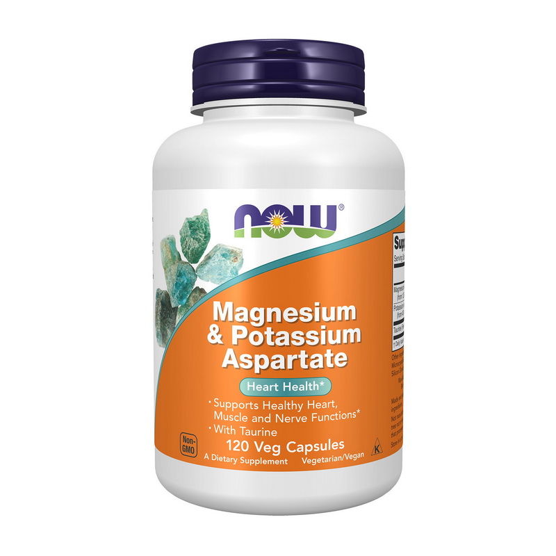 Magnesium & Potassium Aspartate (120 veg caps) Magnesium & Potassium Aspartate (120 veg caps)