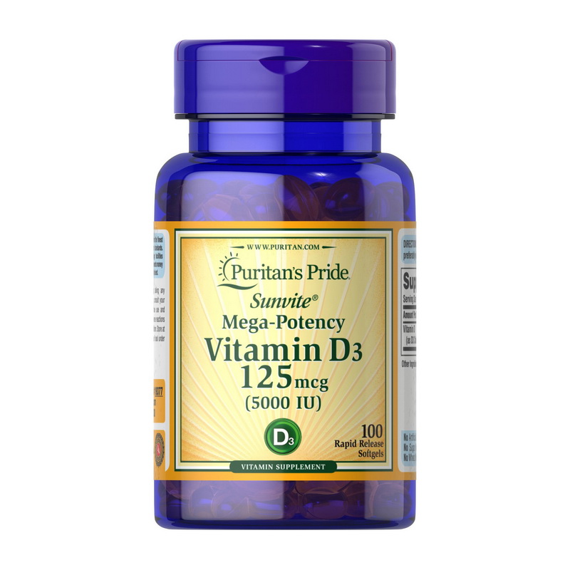 Vitamin D3 125 mcg (100 softgels) Vitamin D3 125 mcg (100 softgels)