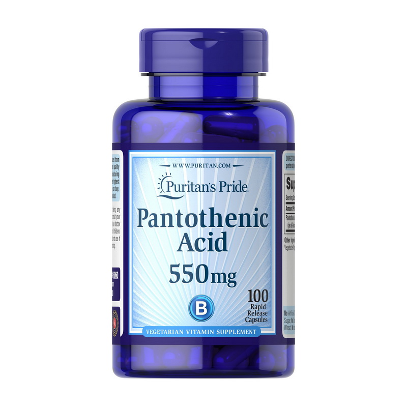 Pantothenic Acid 550 mg (100 caplets) Pantothenic Acid 550 mg (100 caplets)