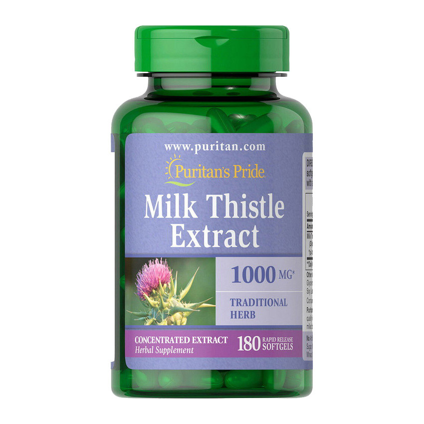 Milk Thistle Extract 1000 mg (180 softgels) Milk Thistle Extract 1000 mg (180 softgels)