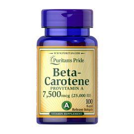 Beta-Carotene 7500 mcg (100 softgels)