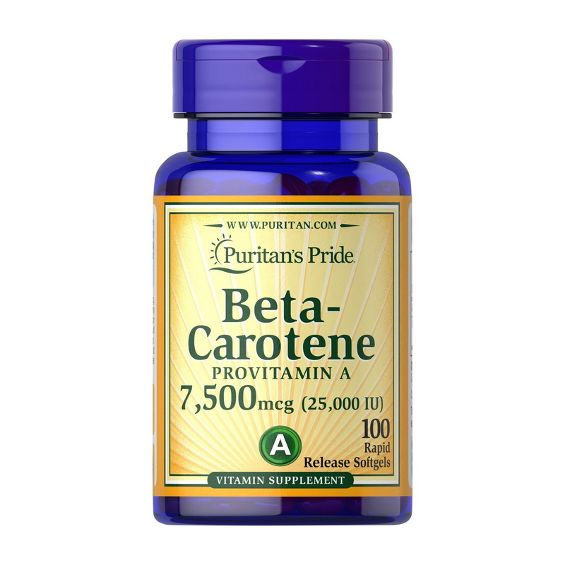 Beta-Carotene 7500 mcg (100 softgels) Beta-Carotene 7500 mcg (100 softgels)