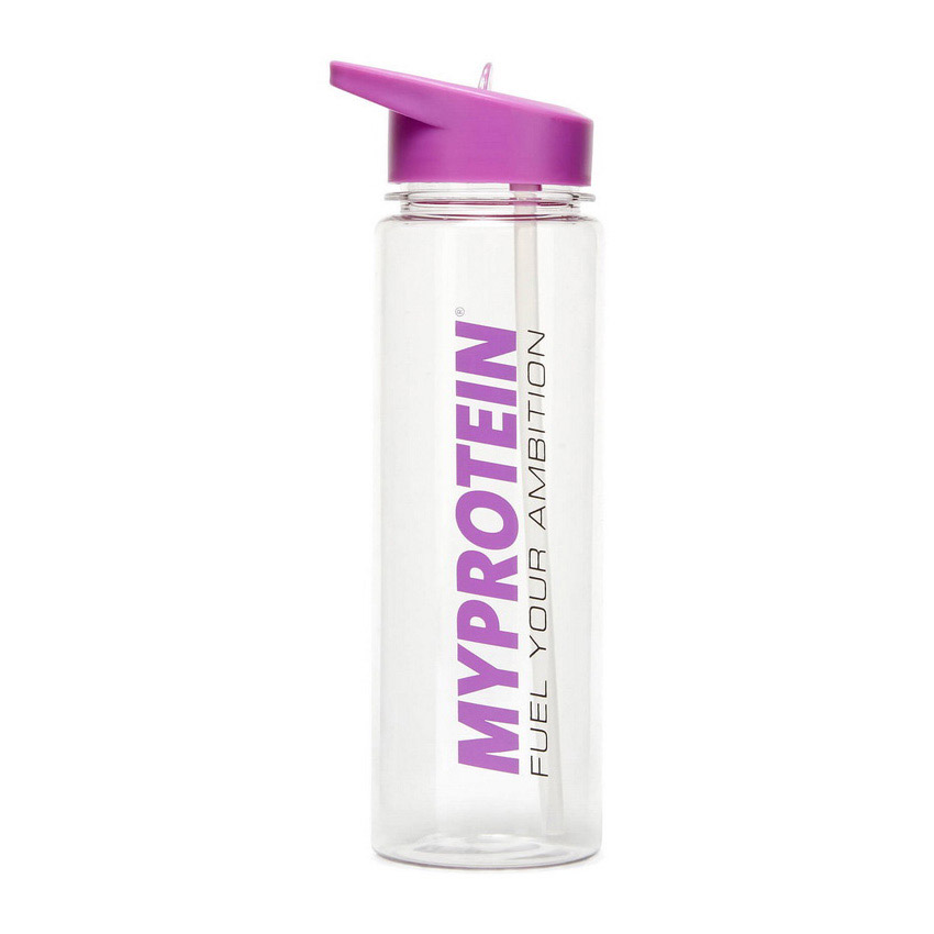Myprotein Straw Water Bottle Purple Myprotein Straw Water Bottle Purple