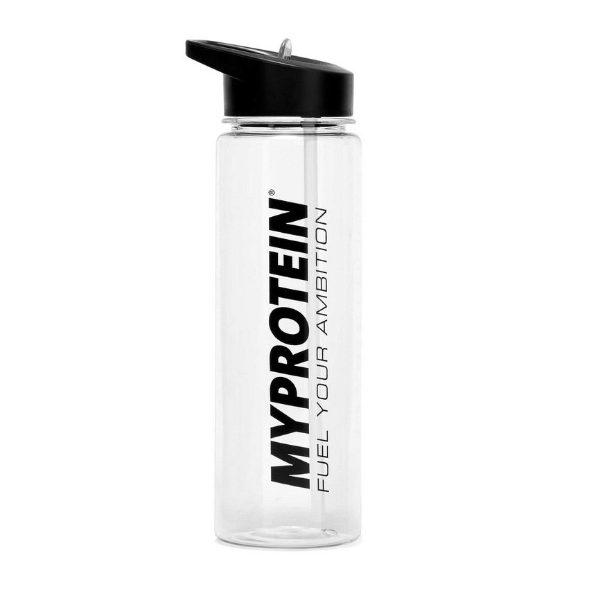 Myprotein Straw Water Bottle Black Myprotein Straw Water Bottle Black