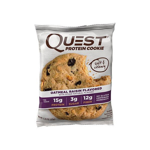 Quest Protein Cookie Oatmeal Raisin (1 x 63 g) Quest Protein Cookie Oatmeal Raisin (1 x 63 g)