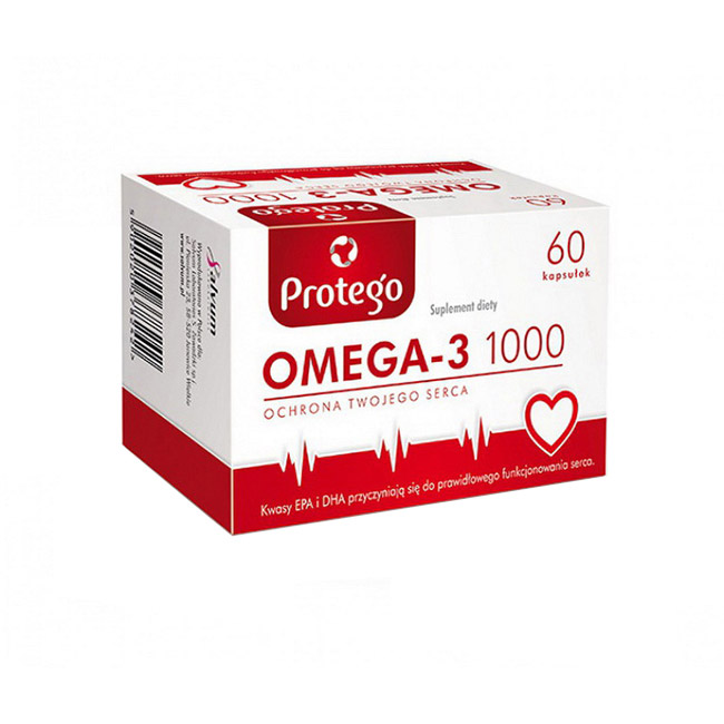 Protego Omega-3 1000 (60 softgels) Protego Omega-3 1000 (60 softgels)