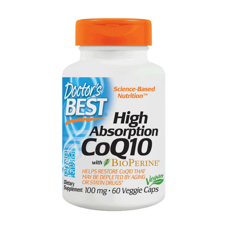 High Absorption CoQ10 with BioPerine 100 mg (60 veg caps) High Absorption CoQ10 with BioPerine 100 mg (60 veg caps)