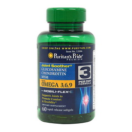 Glucosamine, Chondroitin & MSM with Omega 3,6,9 (60 softgels)