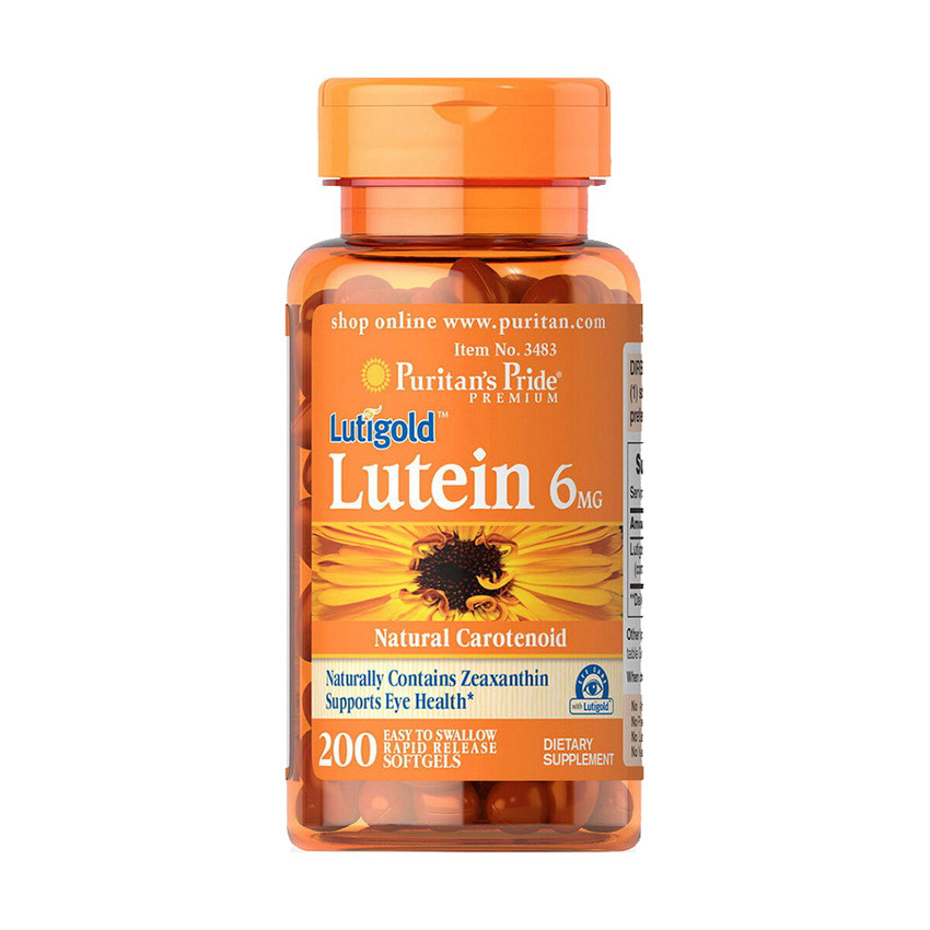 Lutein 6 mg (200 softgels) Lutein 6 mg (200 softgels)