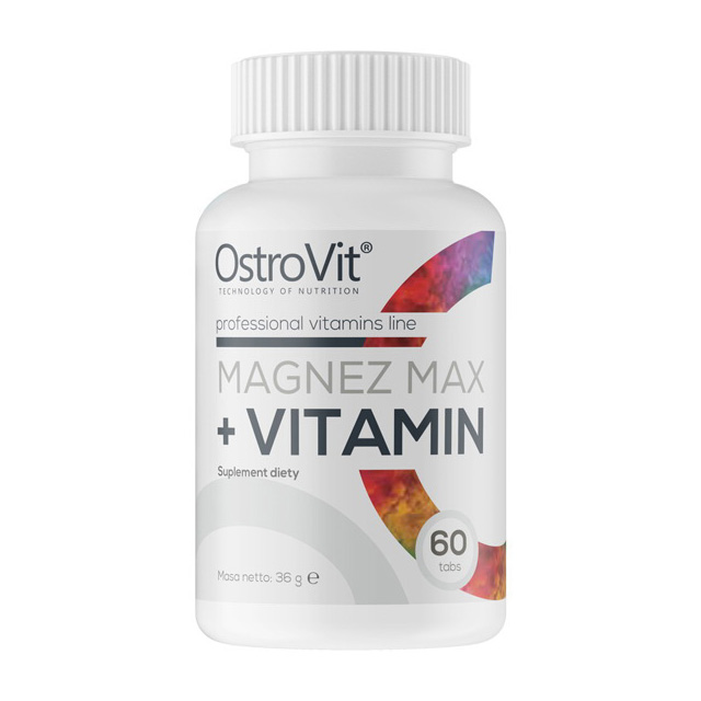 Magnez Max + Vitamin (60 tabs) Magnez Max + Vitamin (60 tabs)