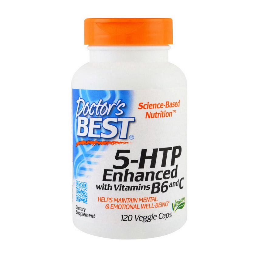5-HTP Enhanced with Vitamins B6 and C (120 veg caps) 5-HTP Enhanced with Vitamins B6 and C (120 veg caps)