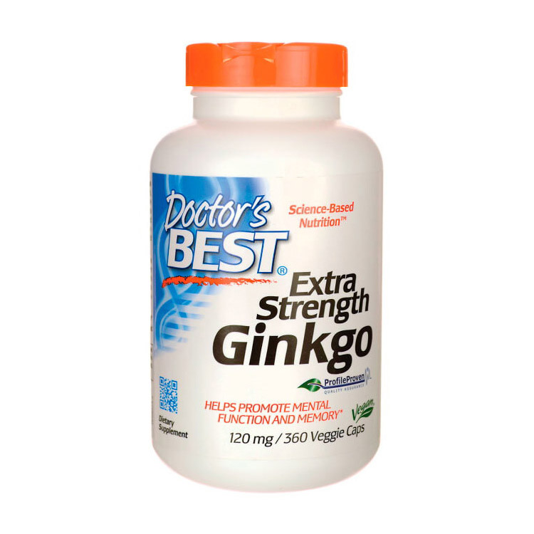 Extra Strength Ginkgo 120 mg (360 caps) Extra Strength Ginkgo 120 mg (360 caps)