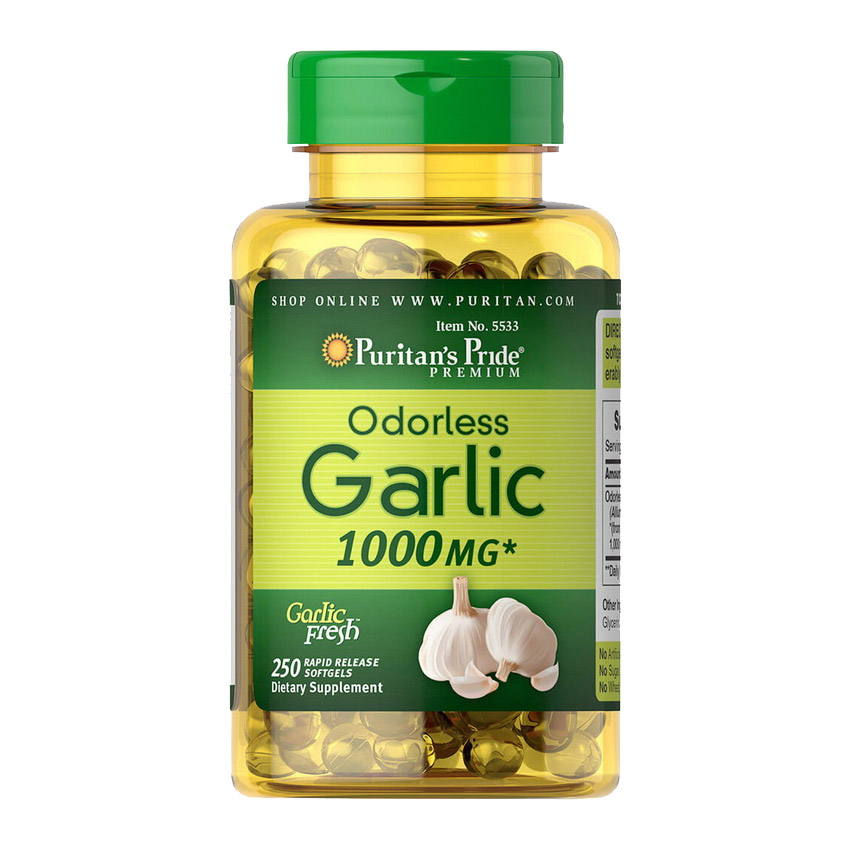 Garlic 1000 mg (250 softgels) Garlic 1000 mg (250 softgels)