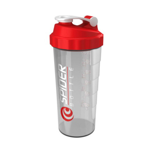 Spider Bottle Shaker Maxi Clear Red (800 ml) Spider Bottle Shaker Maxi Clear Red (800 ml)