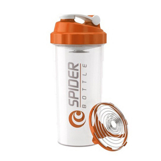 Spider Bottle Shaker Maxi Clear Orange (800 ml) Spider Bottle Shaker Maxi Clear Orange (800 ml)