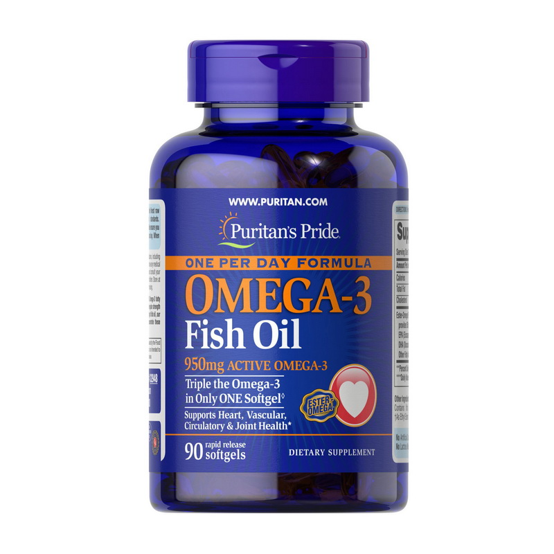 Omega-3 Fish Oil 950 mg One Per Day (90 softgels) Omega-3 Fish Oil 950 mg One Per Day (90 softgels)