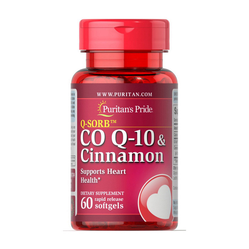 Q-SORB Co Q-10 120 mg & Cinnamon 1000 mg (60 softgels) Q-SORB Co Q-10 120 mg & Cinnamon 1000 mg (60 softgels)