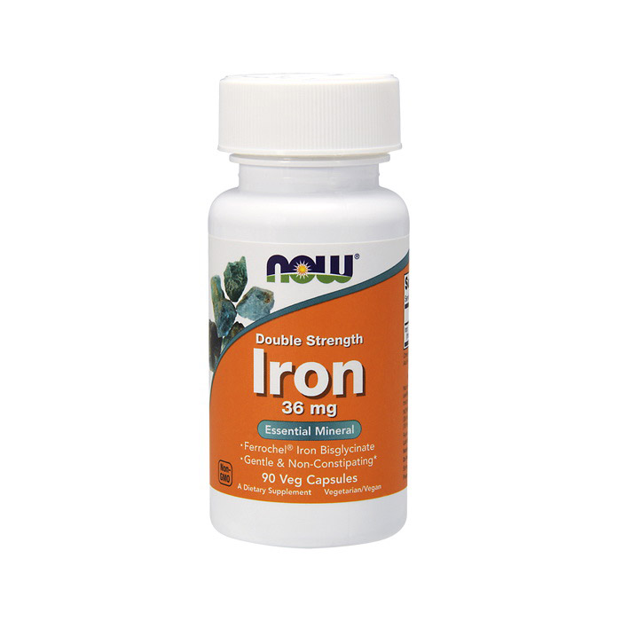 Iron 36 mg Double Strength (90 veg caps) Iron 36 mg Double Strength (90 veg caps)
