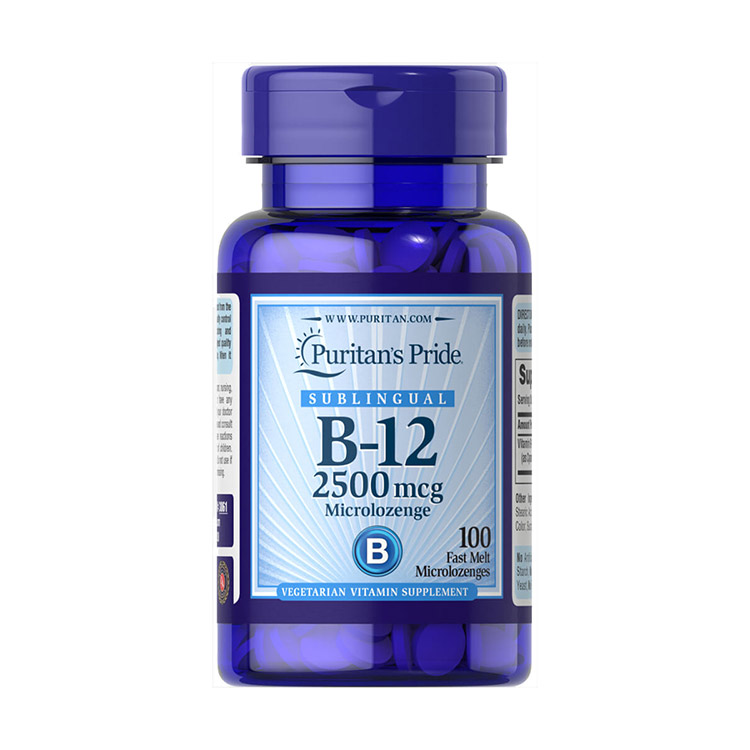 Vitamin B-12 2500 mcg (100 lozenges) Vitamin B-12 2500 mcg (100 lozenges)