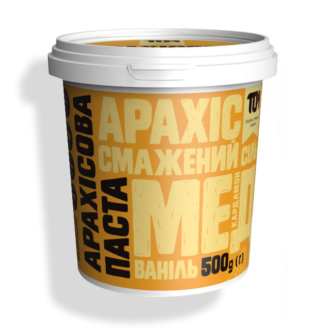 Арахисовое масло с медом и кардамоном (500 g) Арахисовое масло с медом и кардамоном (500 g)