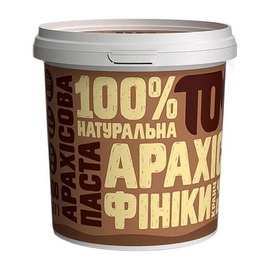 Арахисовое масло кранч с черным шоколадом и финиками (500 g)