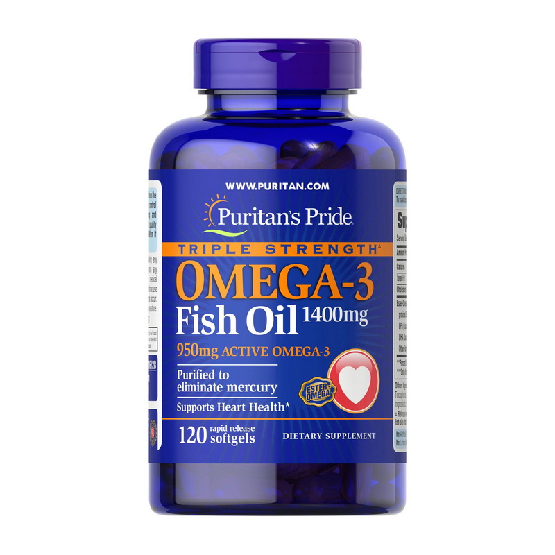 Triple Strength Omega-3 Fish Oil 1400 mg (120 softgels) Triple Strength Omega-3 Fish Oil 1400 mg (120 softgels)