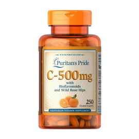 Vitamin C-500 mg with Bioflavonoids and Rose Hips (250 caplets)