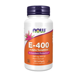 E-400 with d-Alpha Tocopherol (100 softgels) E-400 with d-Alpha Tocopherol (100 softgels)