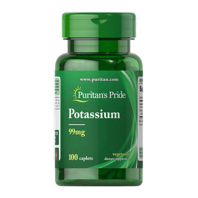Potassium 99 mg (100 caplets) Potassium 99 mg (100 caplets)