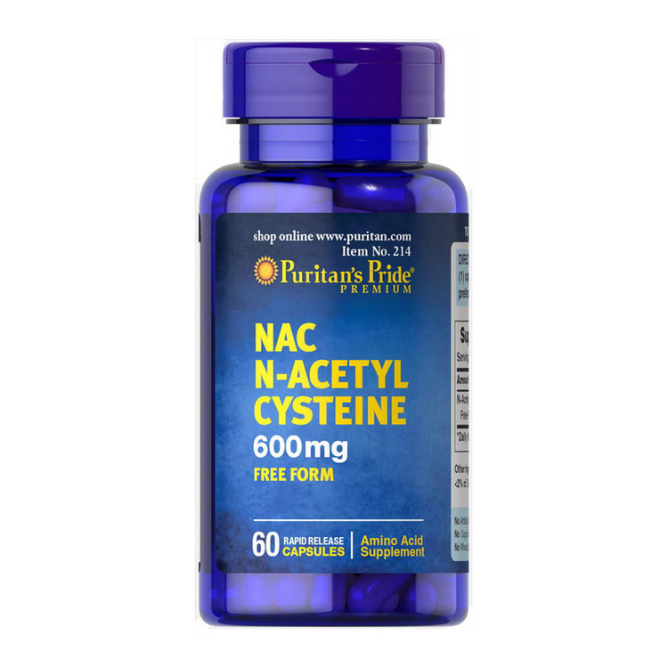 NAC N-Acetyl Cysteine 600 mg (60 caps) NAC N-Acetyl Cysteine 600 mg (60 caps)