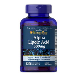 Alpha Lipoic Acid 300 mg (120 softgels)