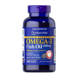 Omega-3 Fish Oil 1200 mg Double Strength (180 softgels)