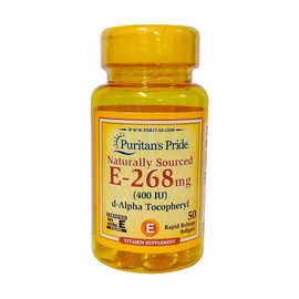 E-268 mg (400 IU) Naturally Sourced (50 softgels)