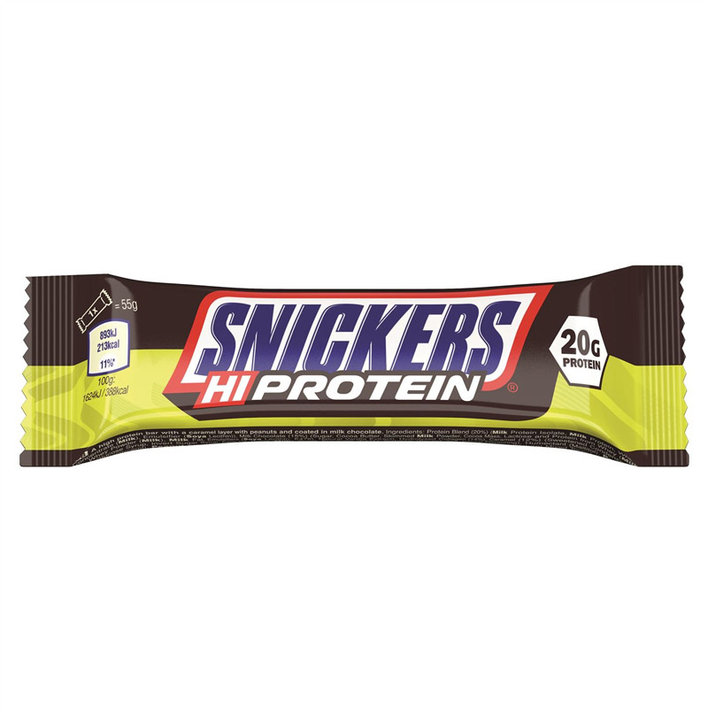 Snickers Hi Protein Bar (1 x 55 g) Snickers Hi Protein Bar (1 x 55 g)