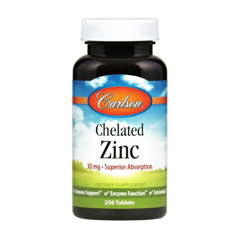 Chelated Zinc 30 mg (250 tabs) Chelated Zinc 30 mg (250 tabs)