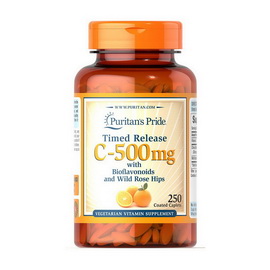 Vitamin C-500 mg with Bioflavon. and Rose Hips (250 caplets)