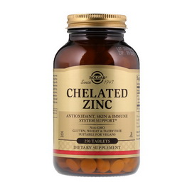 Chelated Zinc (250 tabs)