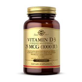 Vitamin D3 1000 IU (100 softgels)