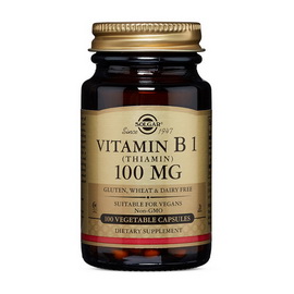 Vitamin B-1 100 mg (100 veg caps)