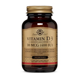 Vitamin D3 400 IU (100 softgels)