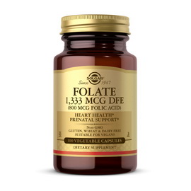 Folate 1333 mcg DFE (Folic Acid 800 mcg) (100 veg caps)