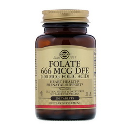 Folate 666 mcg DFE (250 tabs)