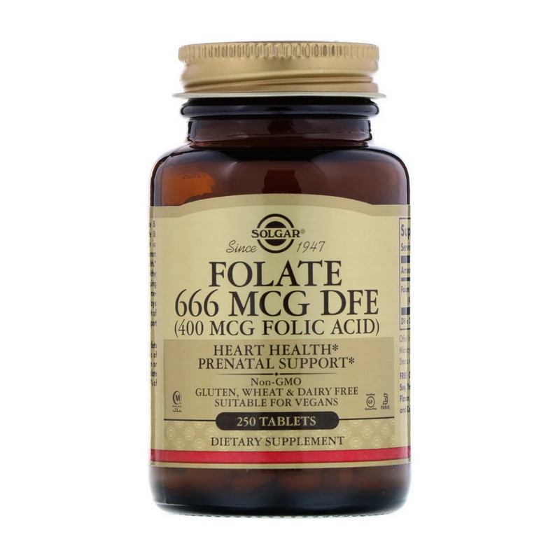 Folate 666 mcg DFE (250 tabs) Folate 666 mcg DFE (250 tabs)